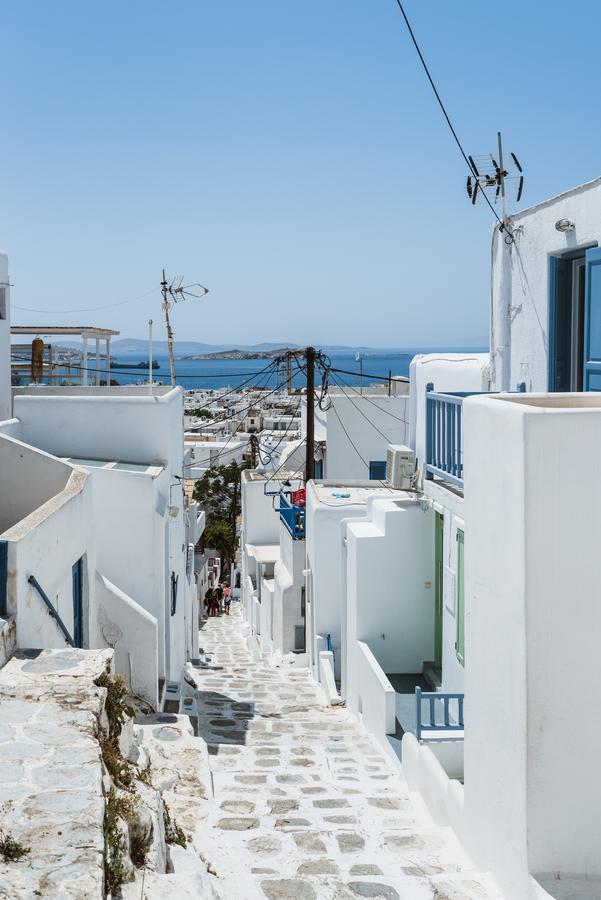 Mykonos TownWhite And Grey Choraアパートメント エクステリア 写真